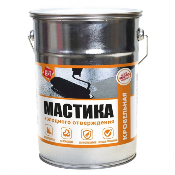 Мастика ВИТ, битумная, холодного отверждения, 15 кг, 18846